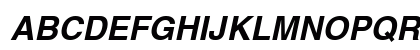 Helvetica LT Bold Italic