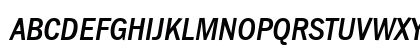 FranklinGothicCond Bold Italic