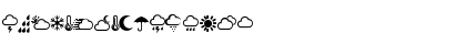 Weather Symbols Regular Font