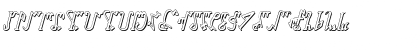 Wiccan Ways 3D Italic Regular Font