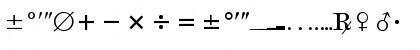 Commercial Pi Normal Font