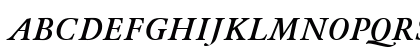 Garamond Bold Italic Garamond Bold Italic