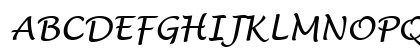 Lucida Handwriting Italic