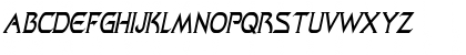 QuasarCondensed Italic Font