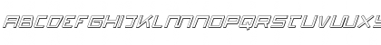 Quasitron 3D Italic Italic Font