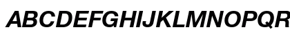 Helvetica 55 Roman Bold Italic