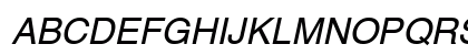 Helvetica-Narrow RomanItalic