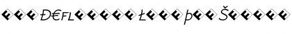 Rattlescript-LightObliCapsExp Regular Font
