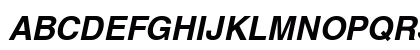 Helvetica World Bold Italic