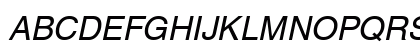 Helvetica World Italic