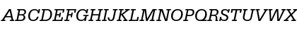 Serifa LT 55 Roman Italic Font