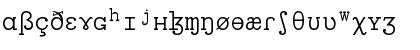 SILManuscript IPA Regular Font