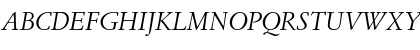 SimonciniGaramond RomanItalic Font SimonciniGaramond RomanItalic Font