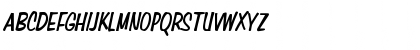 SimpsonCondensedHeavy Italic Font