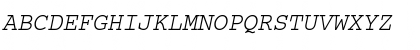Courier Italic Font Courier Italic Font