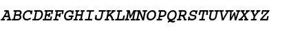CourierMACCTT BoldItalic Font CourierMACCTT BoldItalic Font