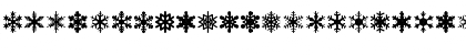 SnowflakeAssortment Regular Font