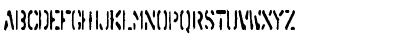 SprayStencilCondensed Regular Font