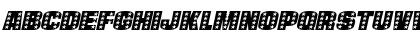 StarsCaps Italic Font