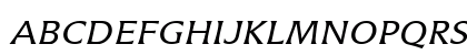 Icone LT RegularOsF Italic