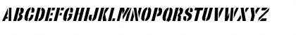StencilSans Bold Italic Font StencilSans Bold Italic Font