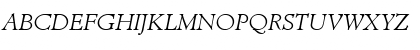 TCAdministerLightItalic Roman Font