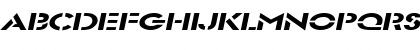 Templett Extended Italic Font