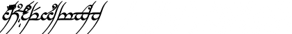 Tengwar Annatar Bold Italic Font Tengwar Annatar Bold Italic Font