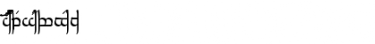 Tengwar Naive Book Font Tengwar Naive Book Font