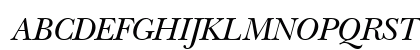 ITCNewBaskerville RomanItalic