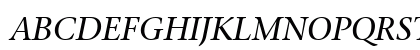 ITCStoneSerif RomanItalic