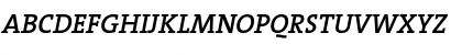 The Serif Semi Bold- Bold Italic Font