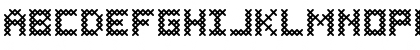 Cross Stitch Coarse Regular Font