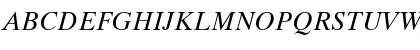 TimesTenGreek Upright Italic Font