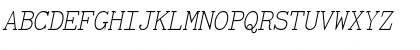 TiredOfCourierThin Italic Font TiredOfCourierThin Italic Font