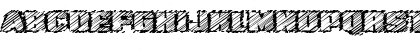Triad 'Tracing' Regular Font Triad 'Tracing' Regular Font