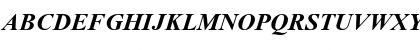 Turkish Times New Roman Bold Italic Font