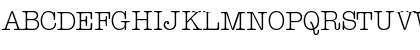 Typewriter-Serial-Light Regular Font Typewriter-Serial-Light Regular Font