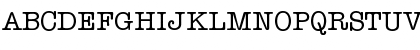 Typewriter-Serial Regular Font Typewriter-Serial Regular Font