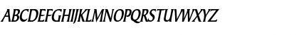 Barrett Condensed Bold Italic Font