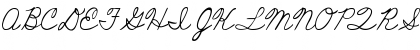 Basic Cursive Handwriting Regular Font