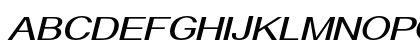 Alido Expanded Italic Alido Expanded Italic