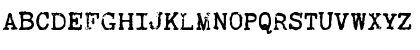 Dangerous TypoWriter Regular Font Dangerous TypoWriter Regular Font