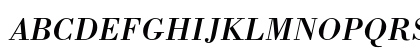 Bodoni Italic Bodoni Italic