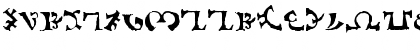 DEEnochian DEEnochScript Font DEEnochian DEEnochScript Font
