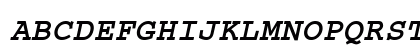 CourierCyr Bold Italic
