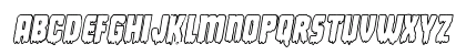 Deathblood Bold Outline Italic Italic