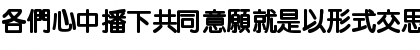 DFLiYuanXBold1B Regular Font