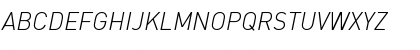 DIN-LightItalic Regular Font DIN-LightItalic Regular Font
