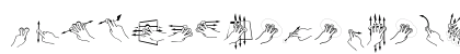 Gesture Glyphs Gesture Glyphs
